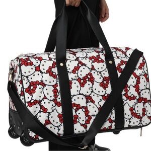 Brand New Hello kitty rolling duffle